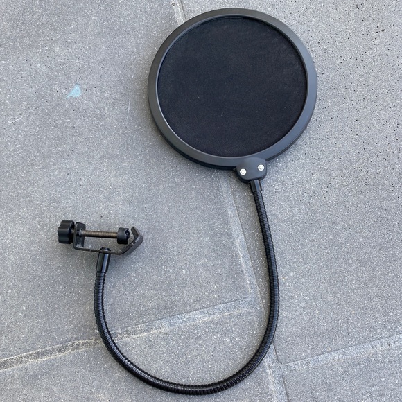 Microphone Pop Filter Mask Shield vocal recording podcast accessory voice sound - Picture 10 of 12